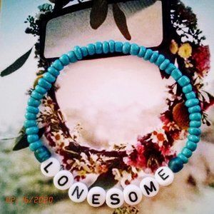 LONESOME // Glass Bead Bracelet